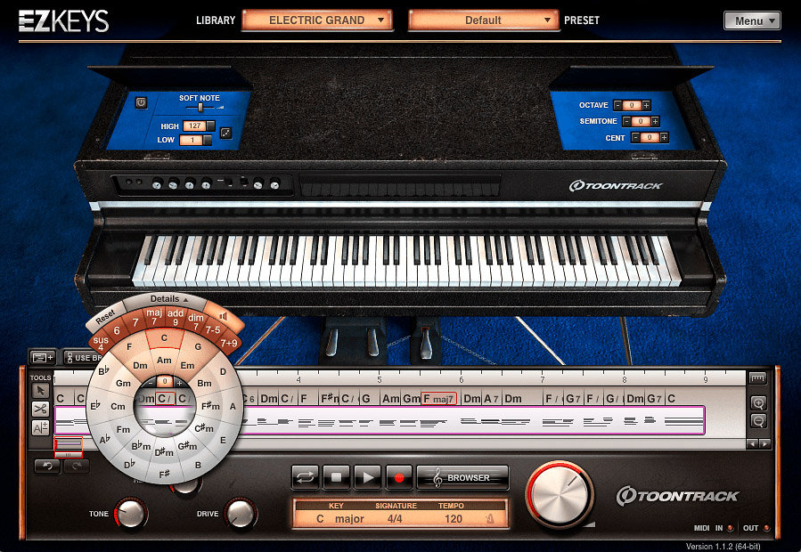 Toontrack Electric Grand EKX
