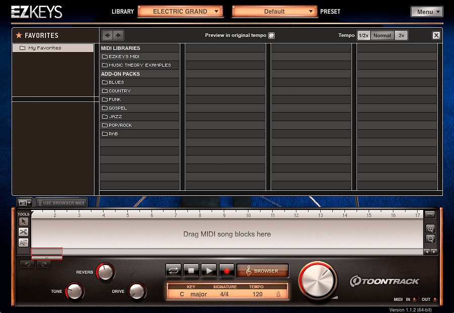 Electric Grand EKX Toontrack