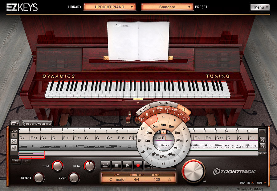 Toontrack Upright Piano EKX