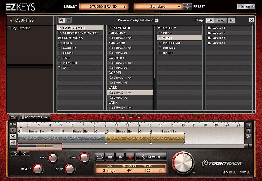 Studio Grand EKX Toontrack