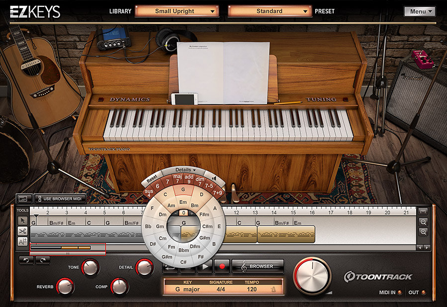 Small Upright Piano EKX Toontrack