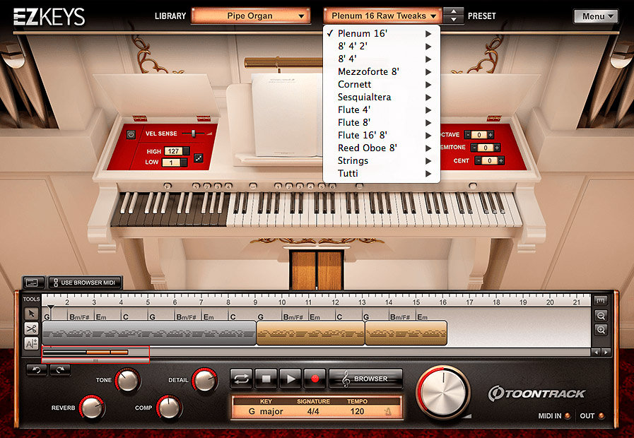 Pipe Organ EKX Toontrack