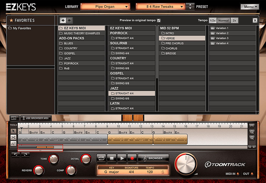 Pipe Organ EKX Toontrack