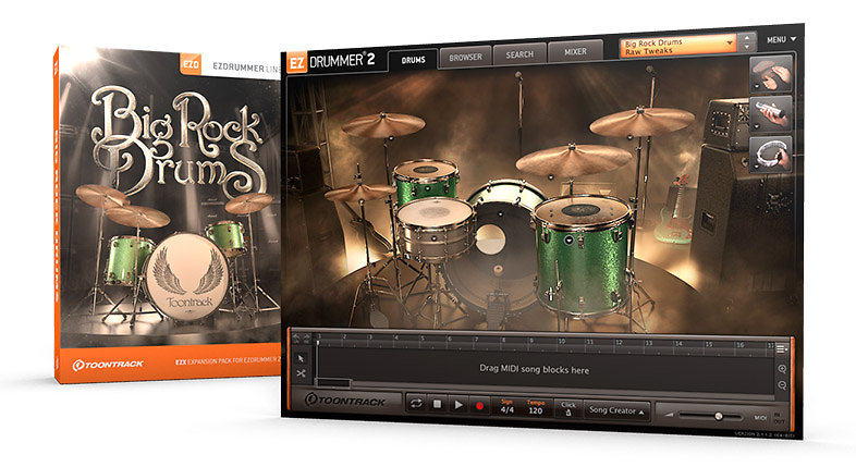 Big Rock Drums EZX Toontrack