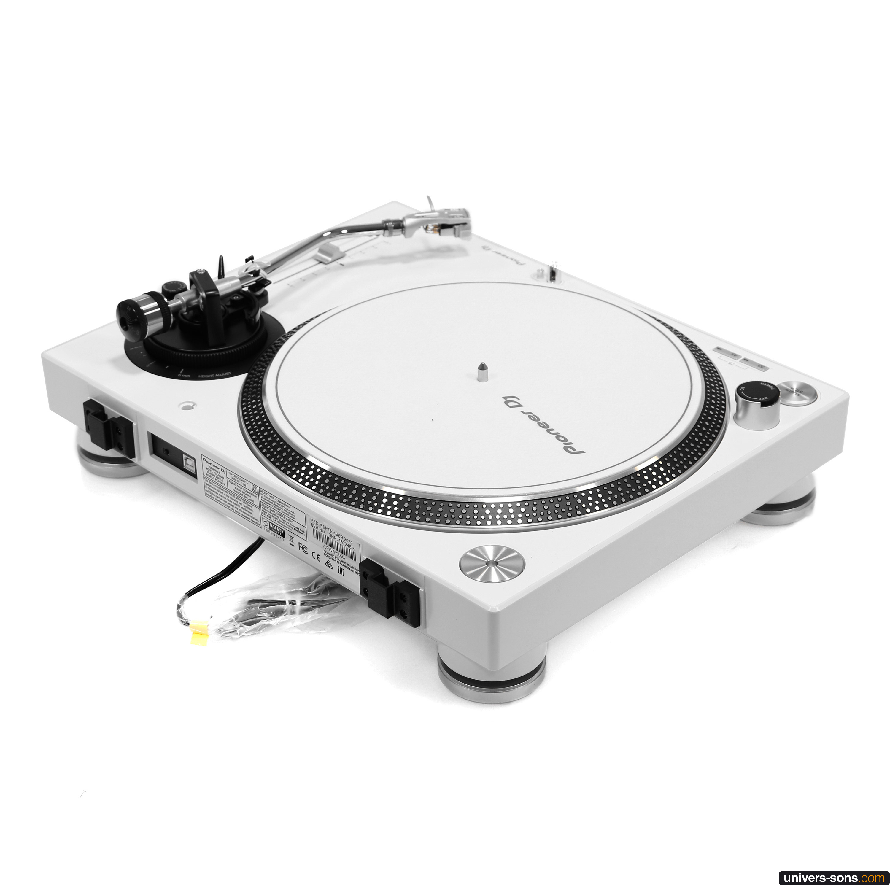 Giradischi Pioneer DJ PLX-500-W Con Cavo RCA | Trazione Diretta, USB E Design Professionale - Foto 8