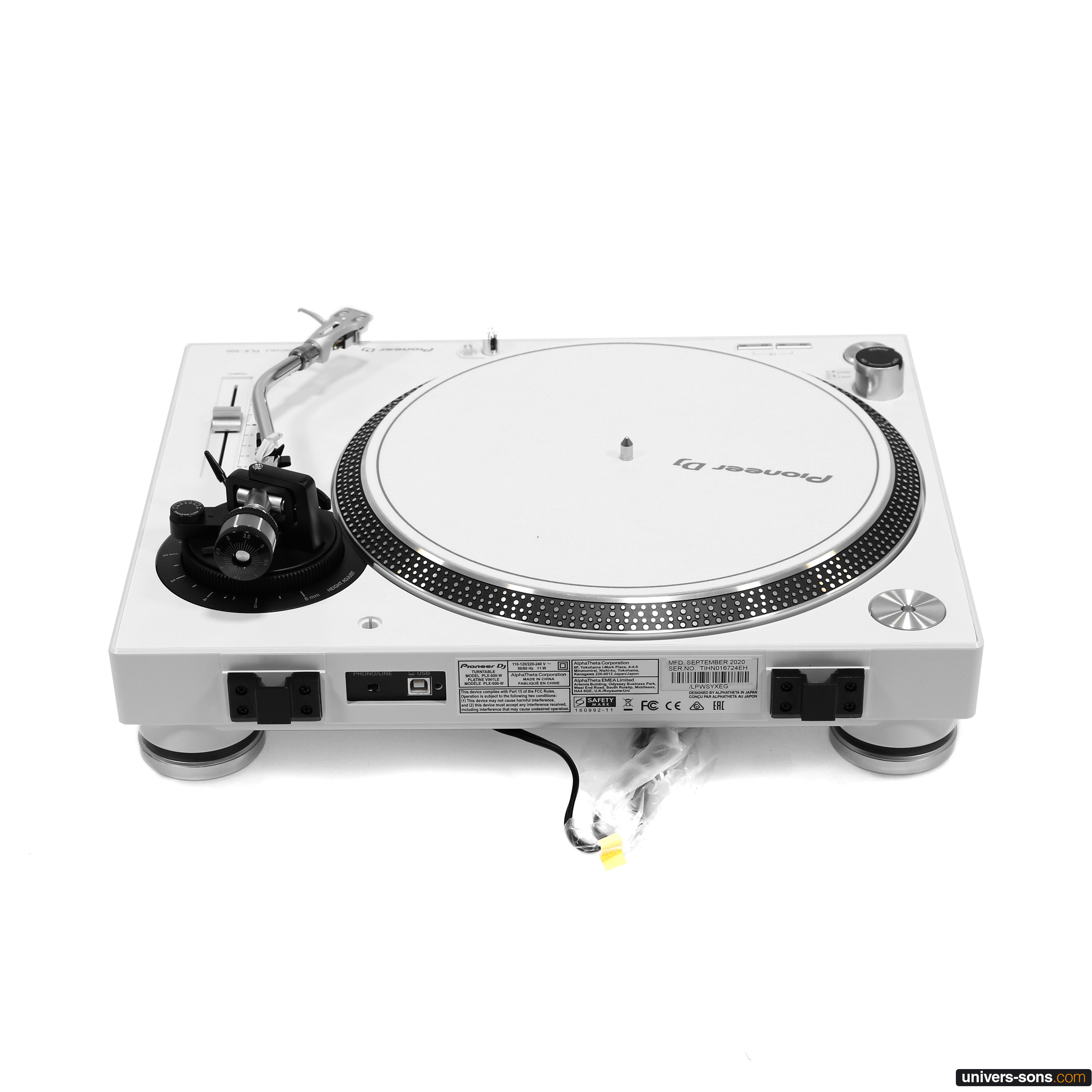 PLX 500 W : Platine à Entrainement Direct Pioneer DJ - Univers Sons
