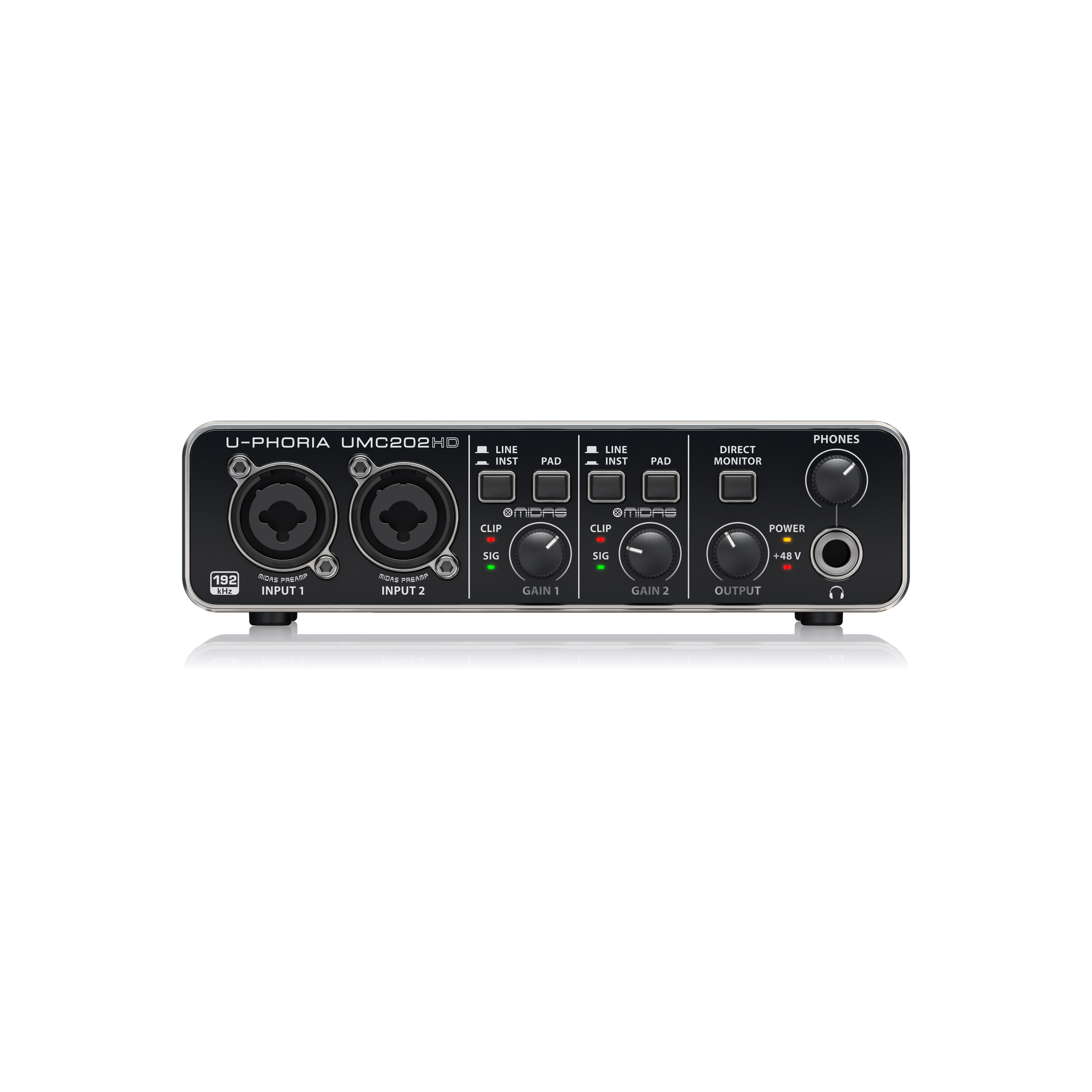 Как настроить звуковую карту behringer umc202hd