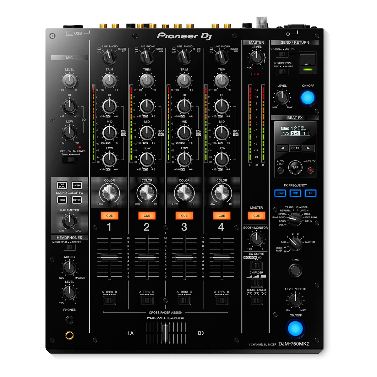 DJM 750 MK2 : Table de Mixage DJ Pioneer DJ - Univers Sons