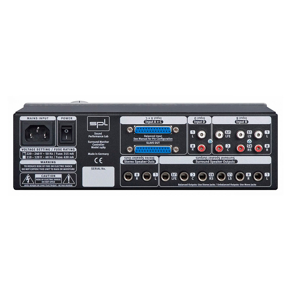 SMC 2489 Surround Monitor Controller Accessoires Monitoring SPL