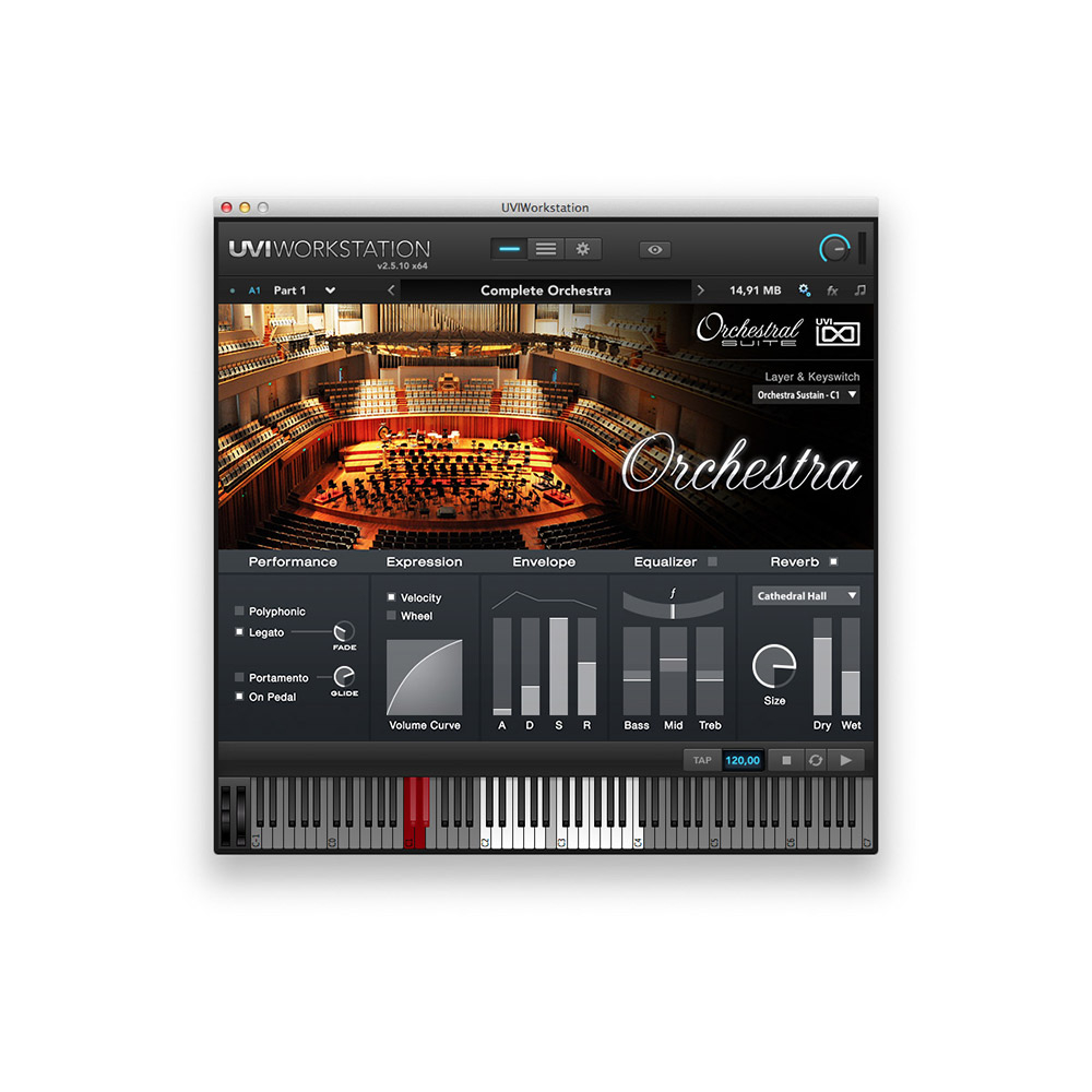 Orchestral Suite Logiciel Instruments Virtuels UVI Univers Sons