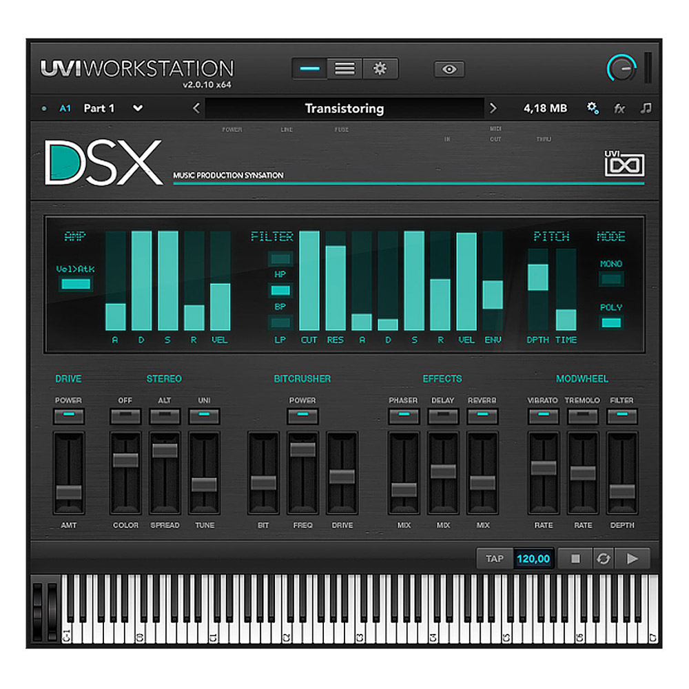 Digital Synsations Logiciel Instruments Virtuels UVI Univers Sons