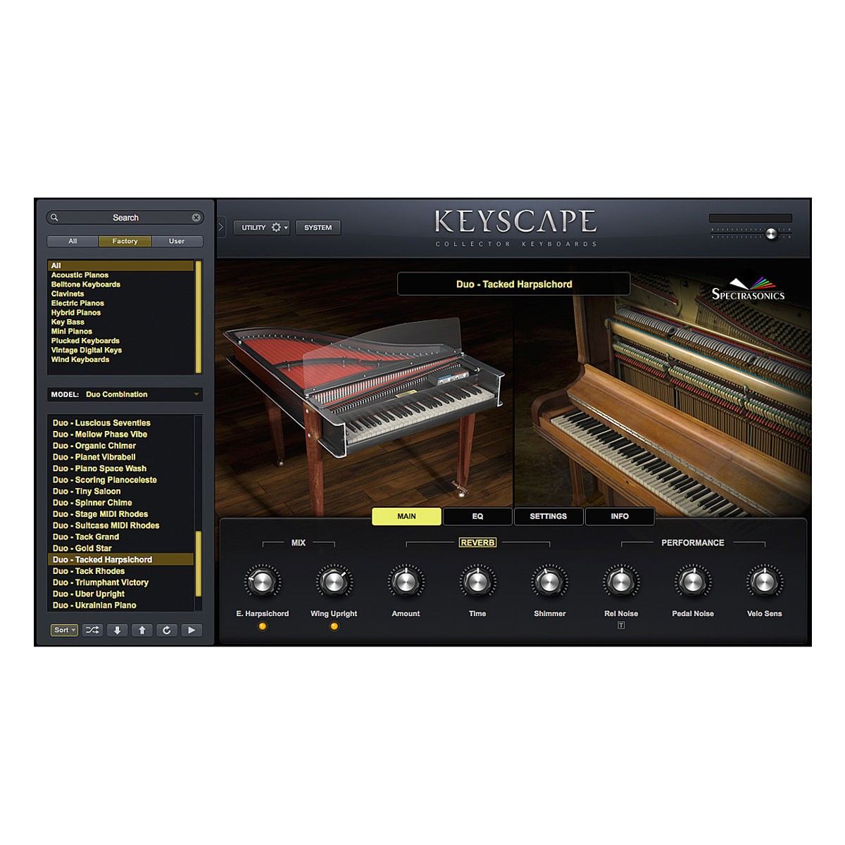 Keyscape Logiciel Instruments Virtuels Spectrasonics Univers Sons