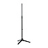 200 BK Pied de micro anti vibrations noir K&M