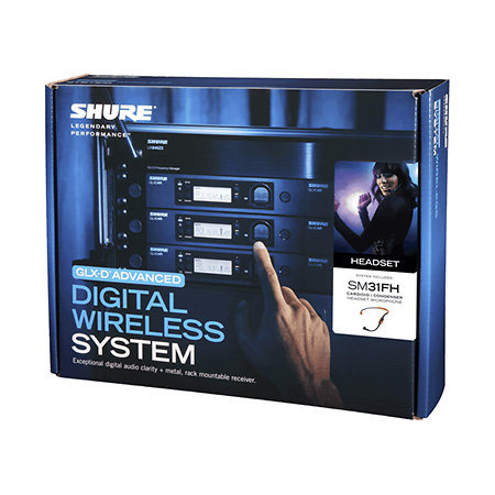 Shure GLXD14E/SM31-Z2 SM Fitness Système micro casque sans fil