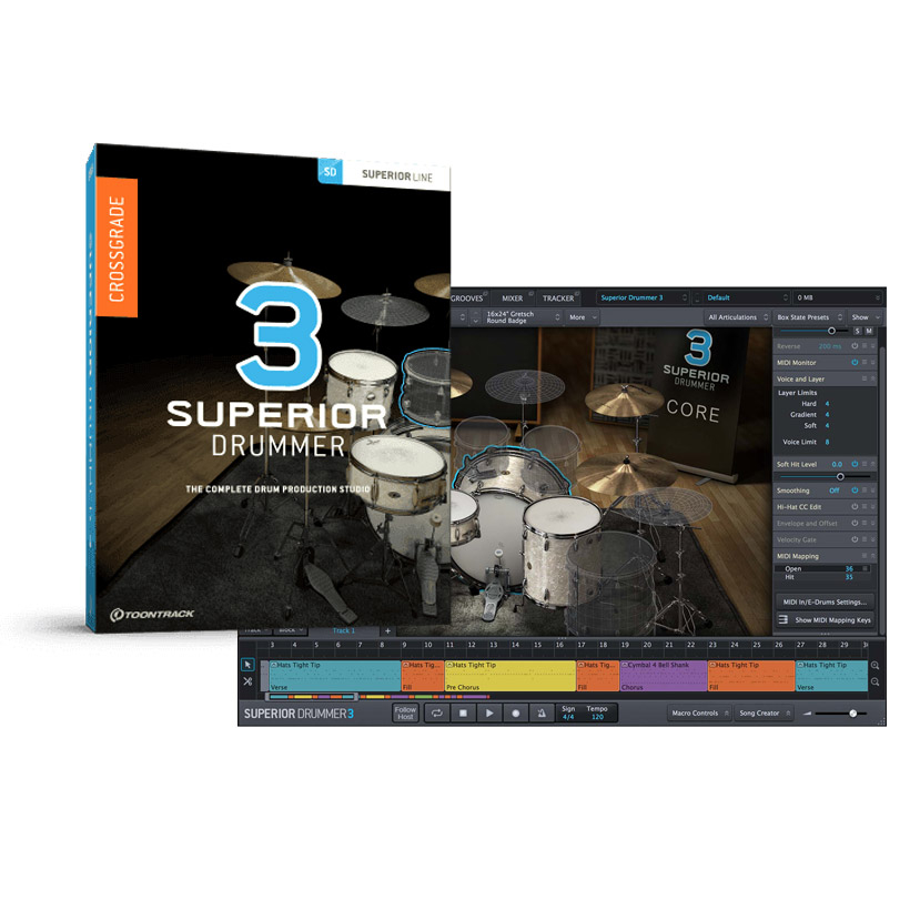 toontrack superior drummer 3 crossgrade