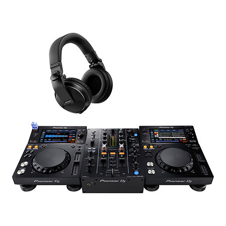 Pioneer DJ 2x XDJ-700 + DJM 450 + HDJ-X5K