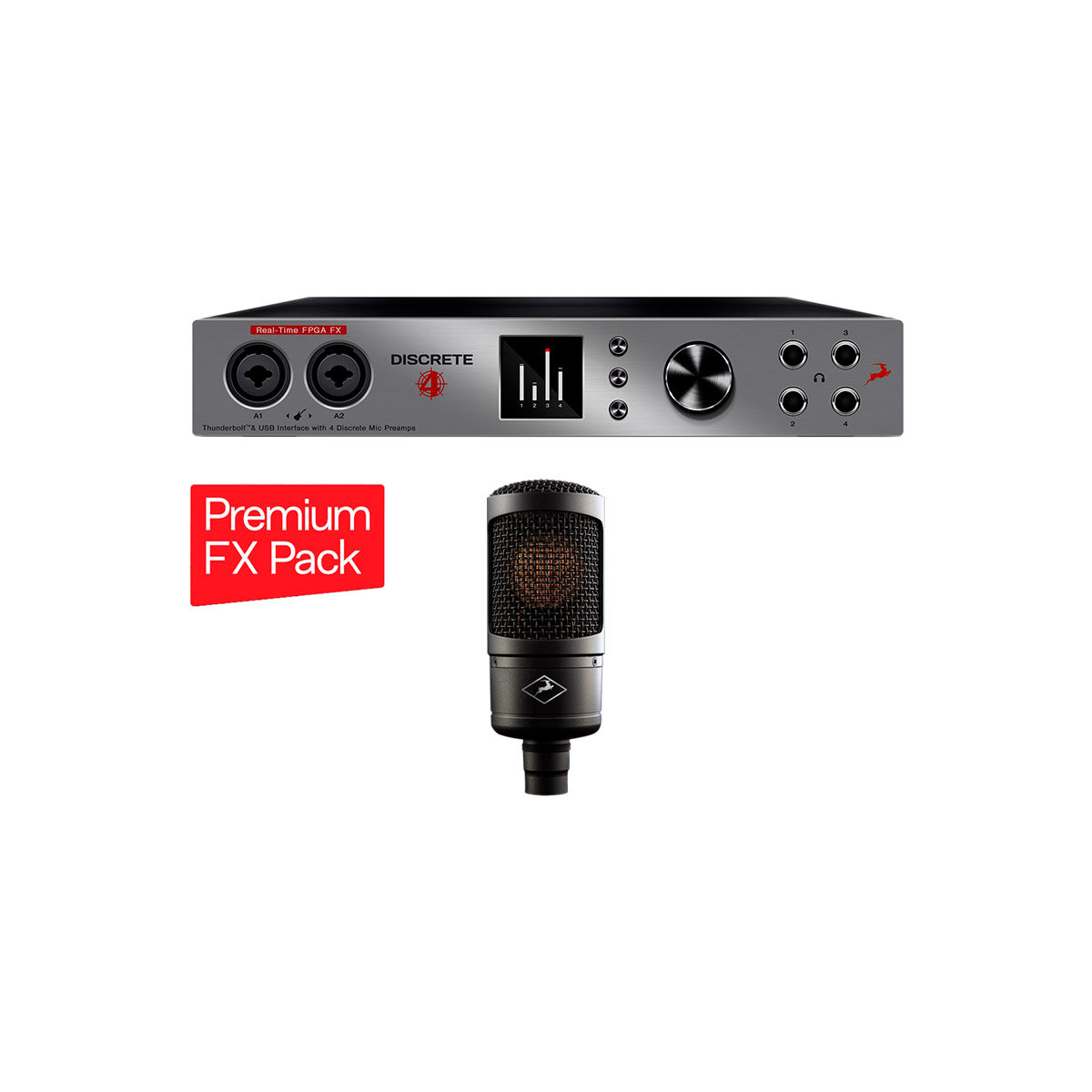 Antelope Audio Discrete 4 Premium FX + Edge Solo Bundle - Carte son ...