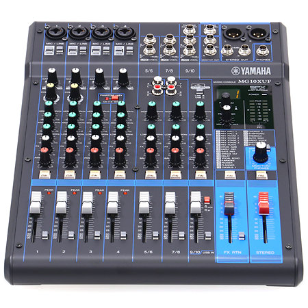 Yamaha Table de mixage MG10 - 10 canaux, analogique