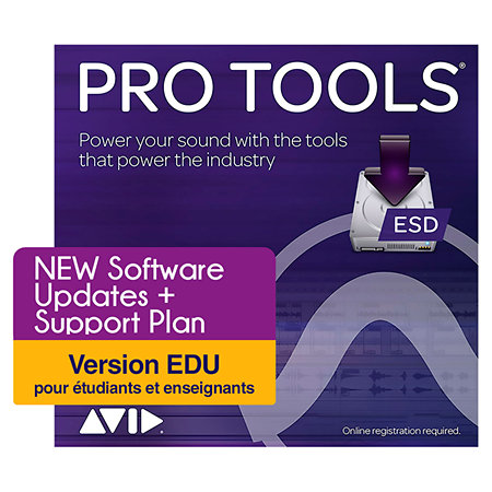 Avid - Pro Tools Rétablissement licence électronique version EDU AVID