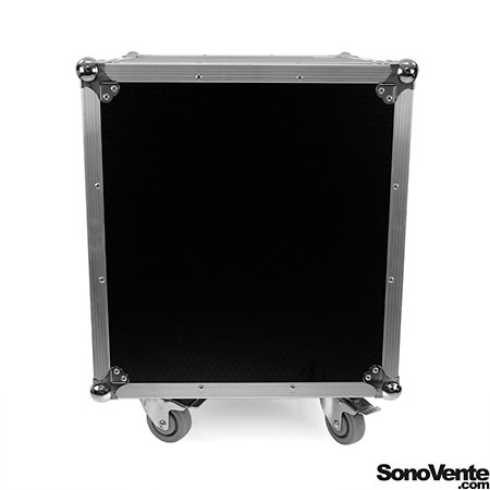 Flight case Rack 12U roller Plugger Case