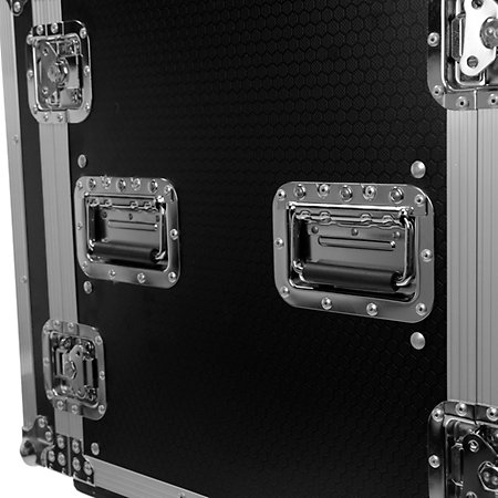 Flight case Rack 12U roller Plugger Case