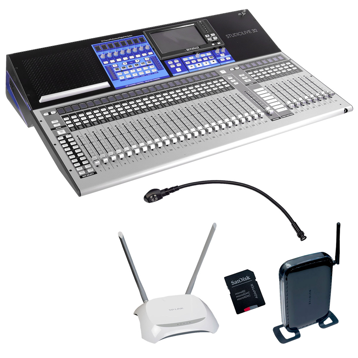 StudioLive 32 Series III Pack Kit Console de Mixage Numérique