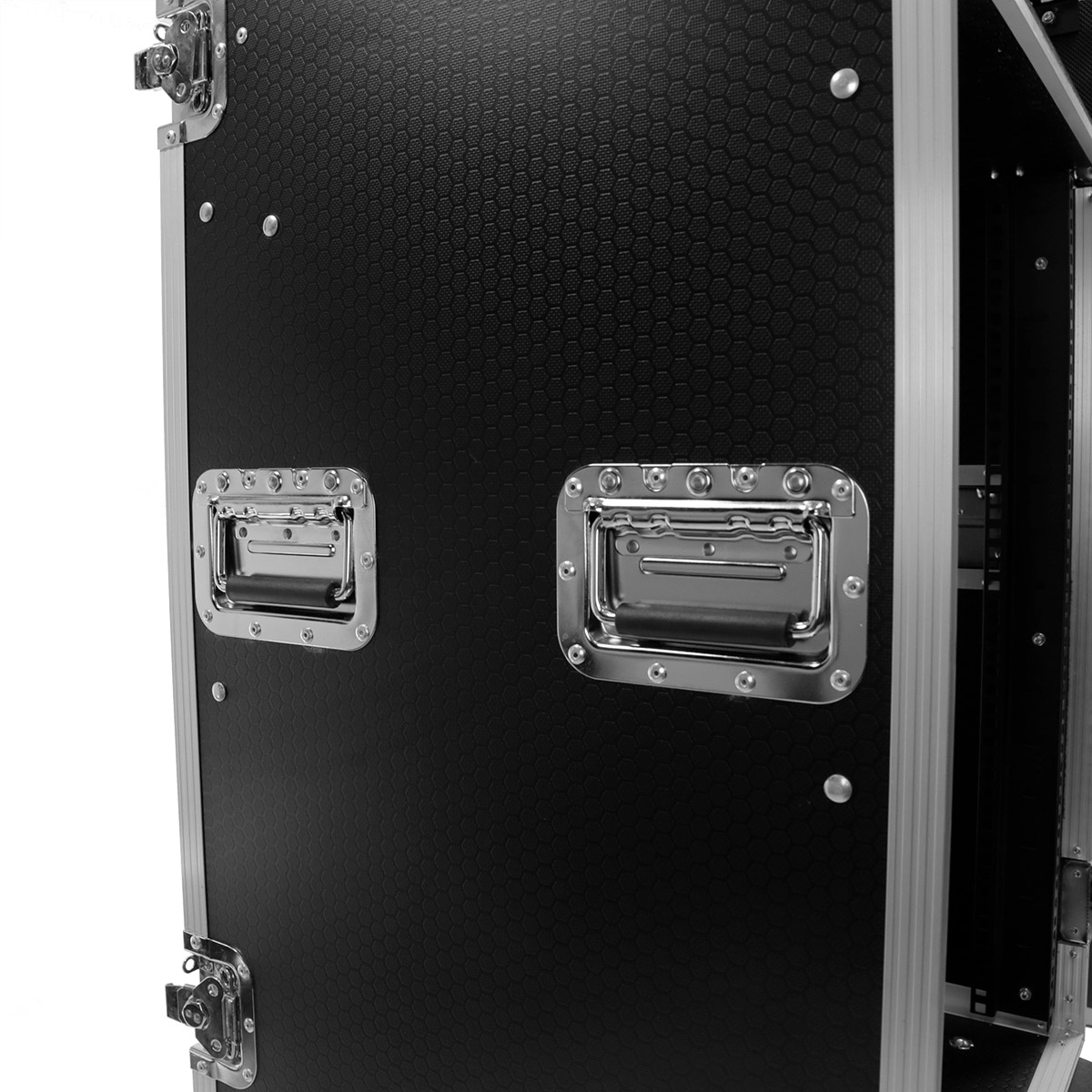 Plugger Case Flight case Mixer/Rack 16U roller Flight 19 Univers Sons