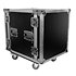 Flight case Rack 12U roller Plugger Case