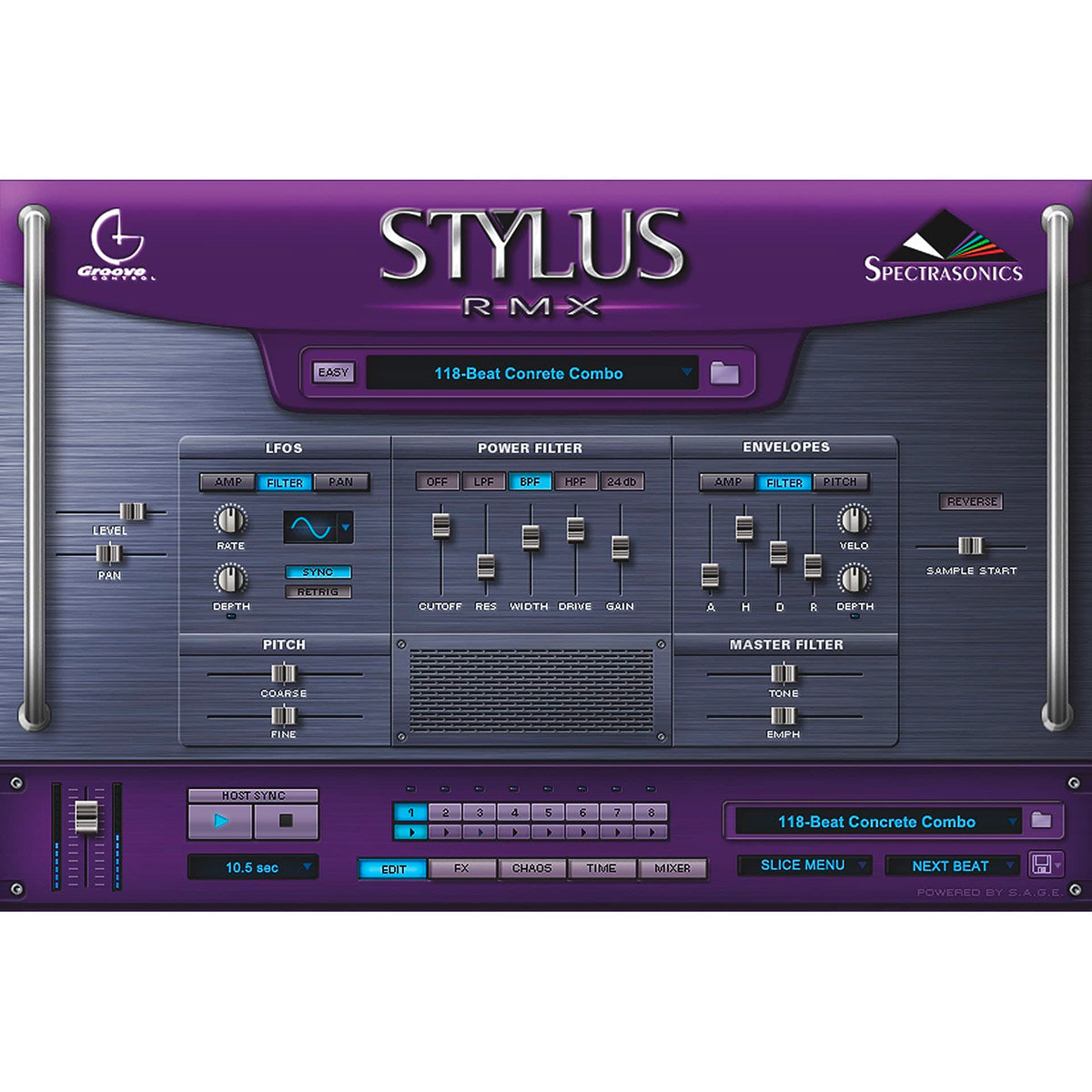 Spectrasonics Stylus RMX Xpanded Logiciel Instruments Virtuels