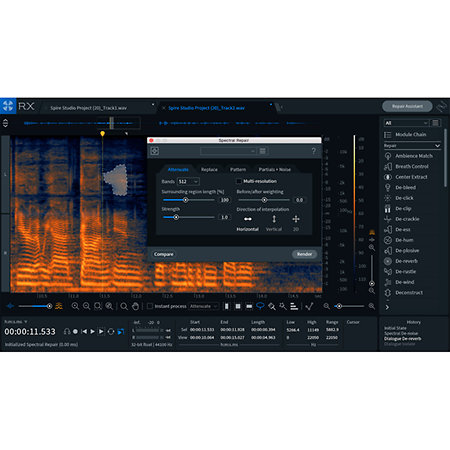 RX 7 Standard upgrade depuis RX Elements Izotope