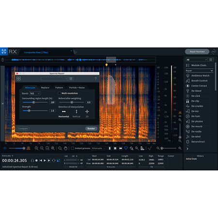 RX 7 Standard upgrade depuis RX Elements Izotope