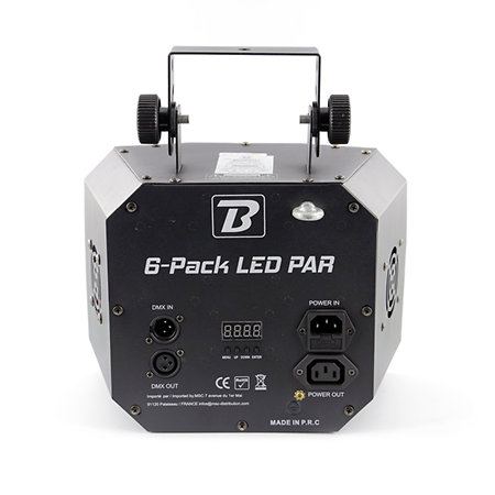 6 Pack LED PAR BoomTone DJ