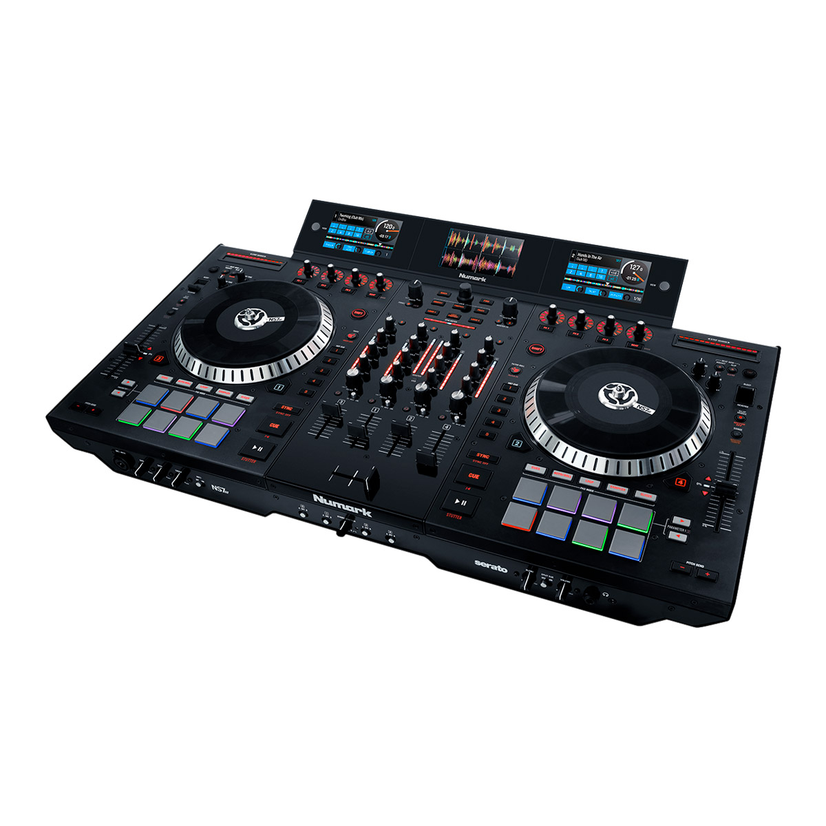 NS7 III + flight : Contrôleur DJ USB Numark - Univers Sons