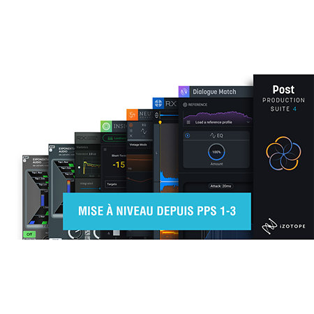 RX Post Production Suite 4 upgrade depuis PPS 1-3 Izotope