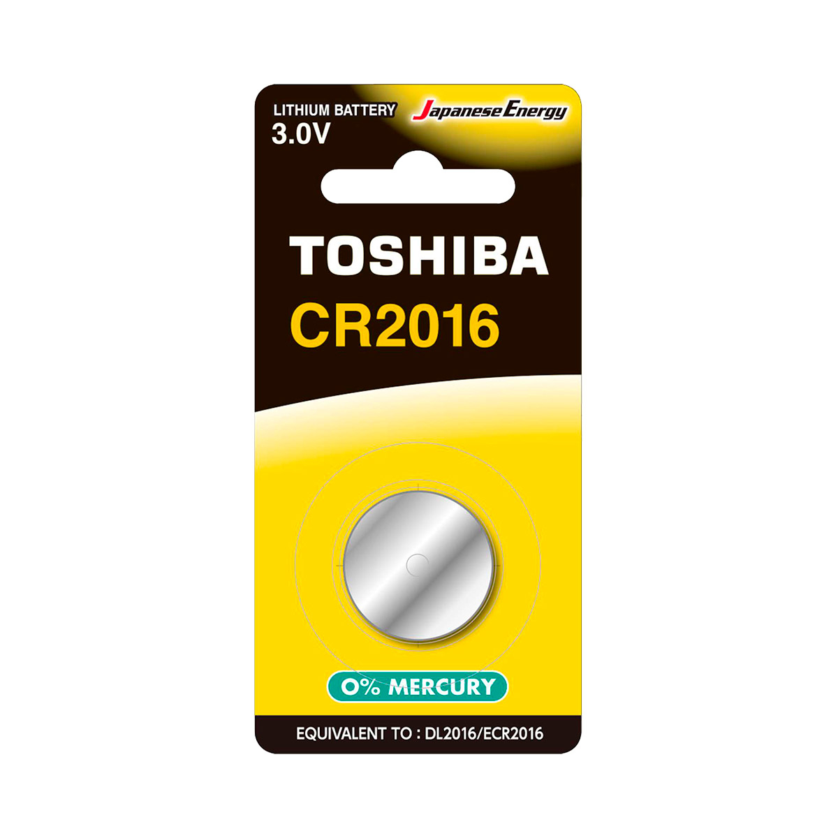 Toshiba Pile CR2016 - Pack de 1