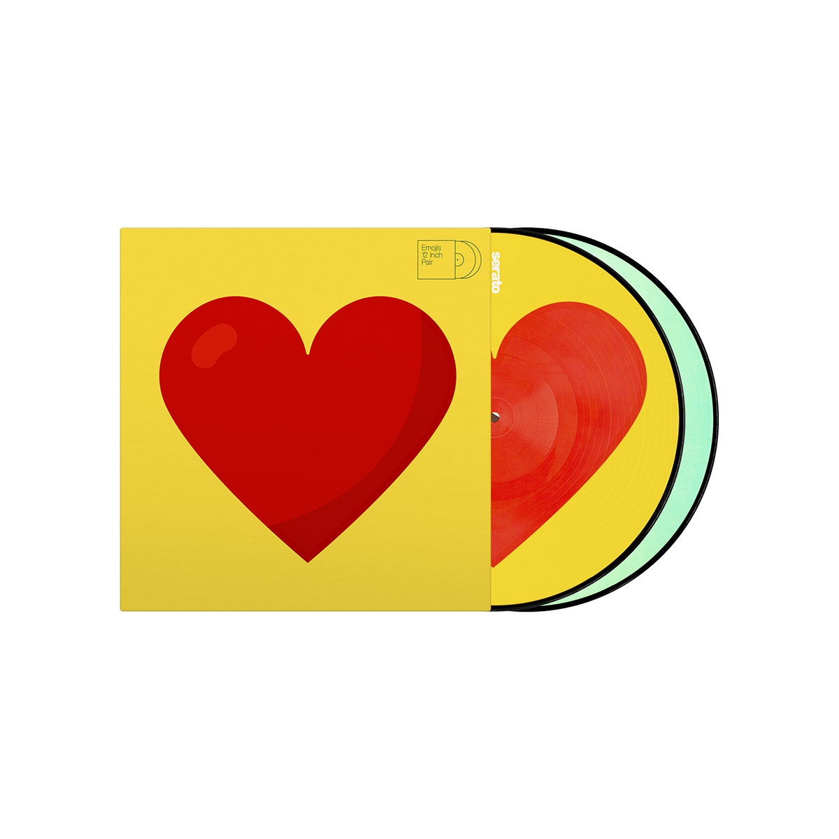 Serato Emoji Picture Disc (Donut/Heart)