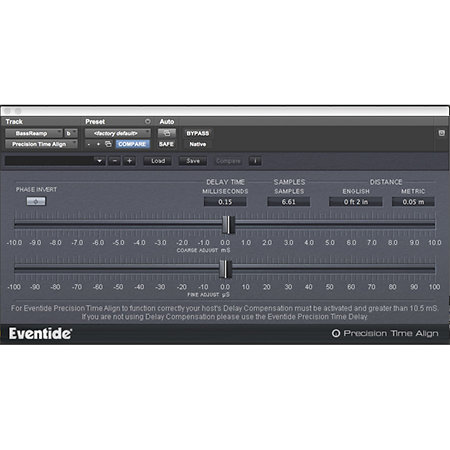 Precision Time Align à télécharger Eventide