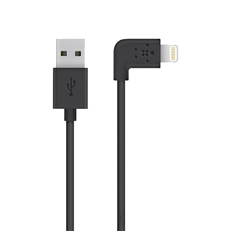 câble lightning coudé vers USB 1.2m Belkin