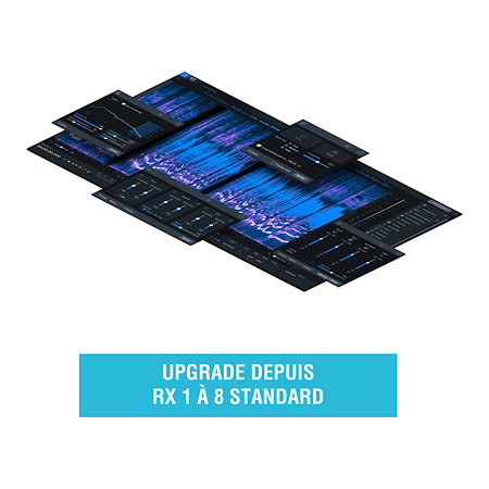 RX 8 Advanced upgrade depuis RX 1 à 8 Standard Izotope