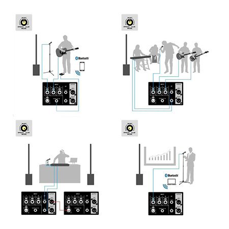 STAGEPAS 1K + Chariot DL-SP1K Yamaha