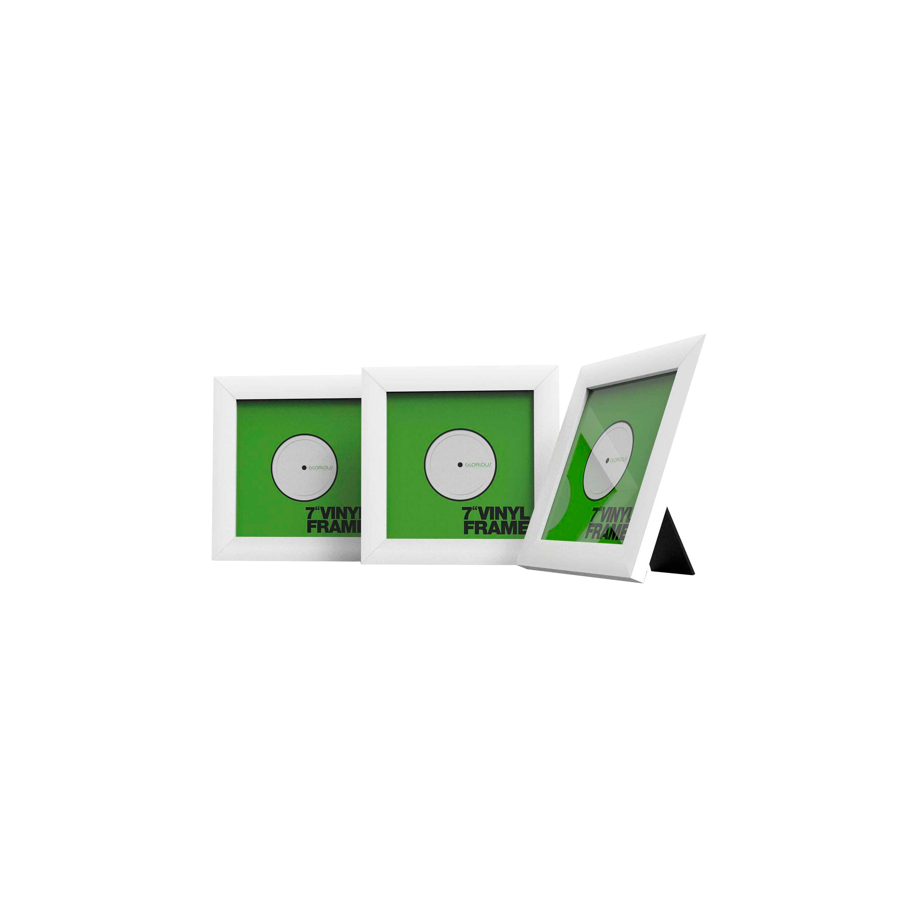 Glorious DJ Vinyl Frame Set 7" Blanc