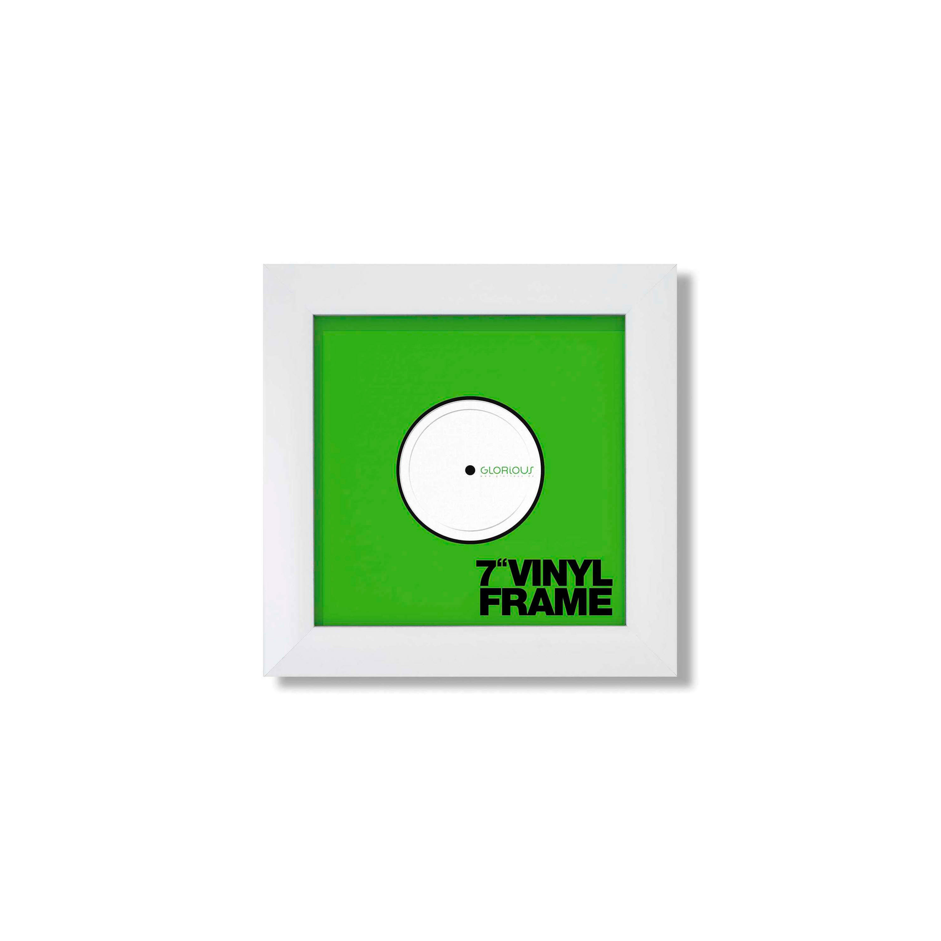 Glorious DJ Vinyl Frame Set 7" Blanc