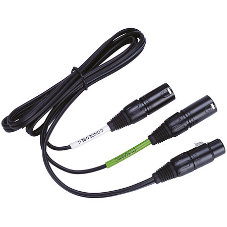 Câble XLR Femelle 3b - XLR Mâle 3b 3m Elite : Câble Micro Plugger - Univers  Sons