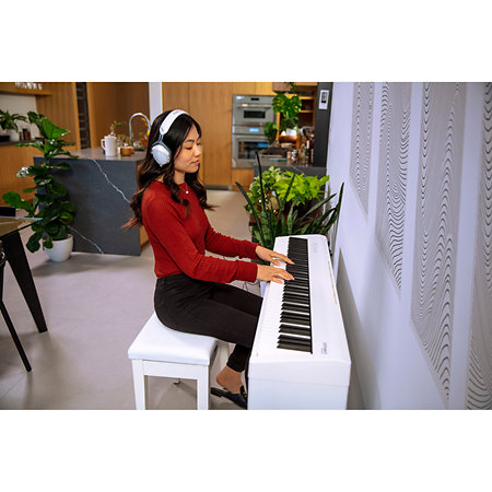 Pack FP-30X White + Meuble + Banquette + Casque Roland