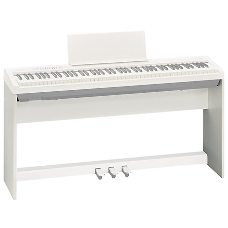 Pack FP-30X White + Meuble + Banquette + Casque Roland