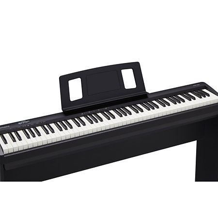 P-145 Black + Stand Clavier + Casque + Banquette Pliable Piano