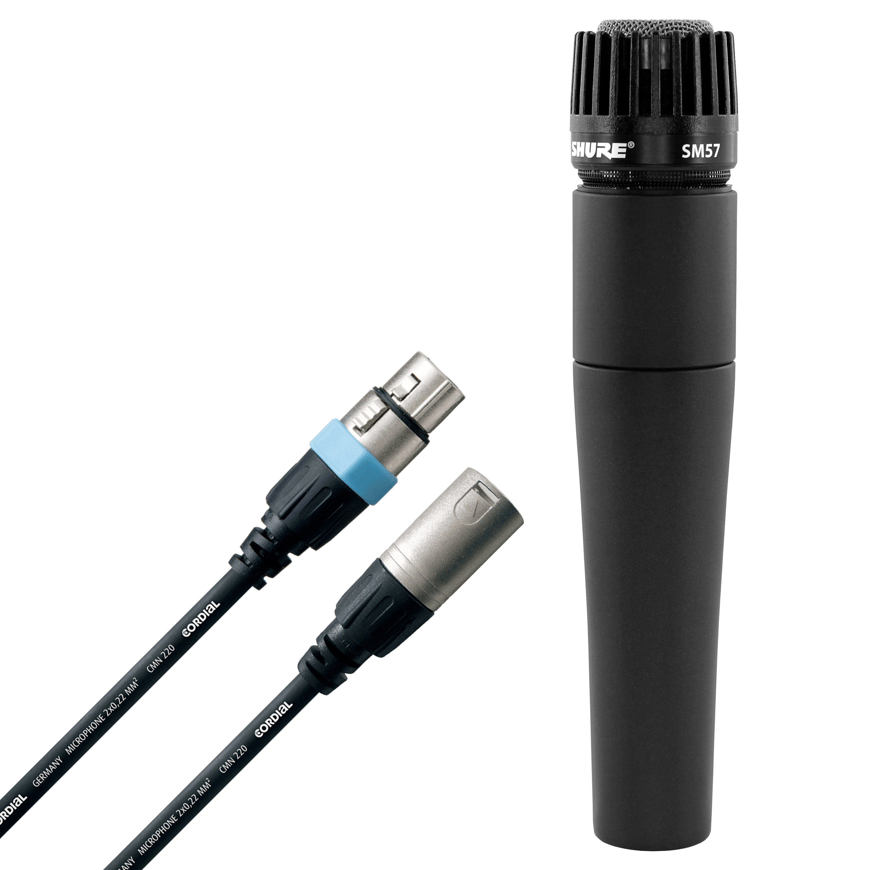 Shure Pack SM57 + câble XLR 10m
