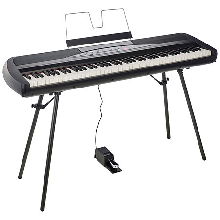 Pack NP-12 Black + Stand + Banquette + Casque : Piano Portable
