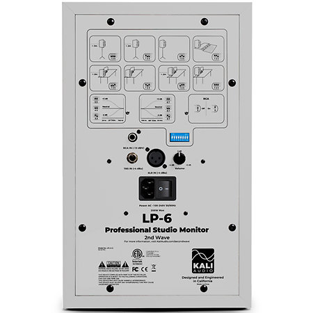 LP-6 2nd Wave White Kali Audio