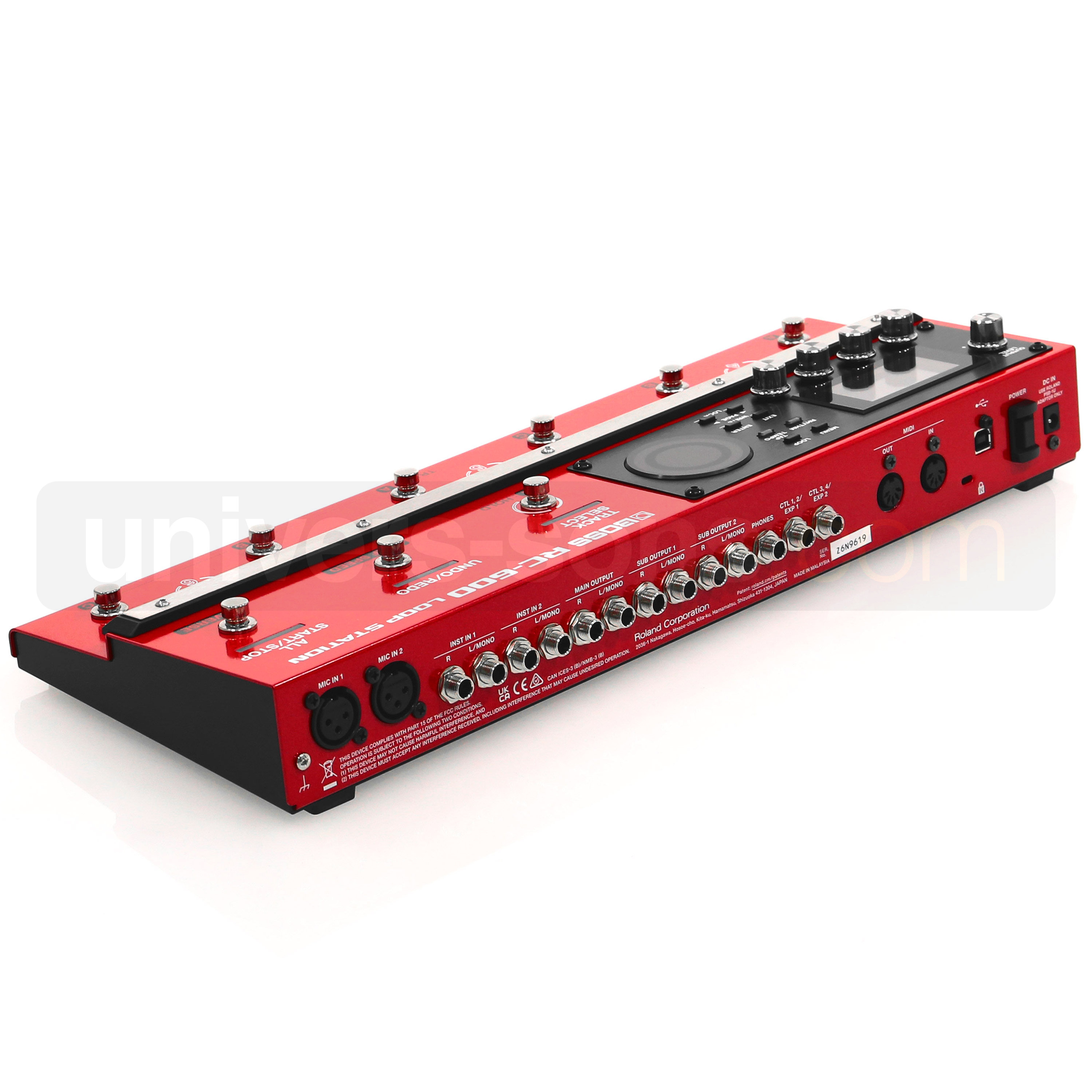 Boss RC600 Effets Guitare Electrique Univers Sons